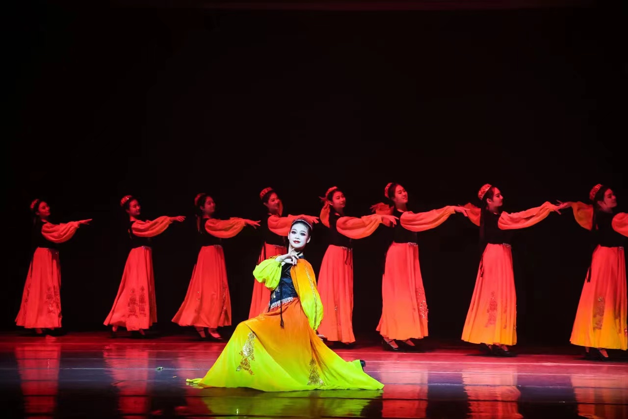 Uyghur Dancers on stage
