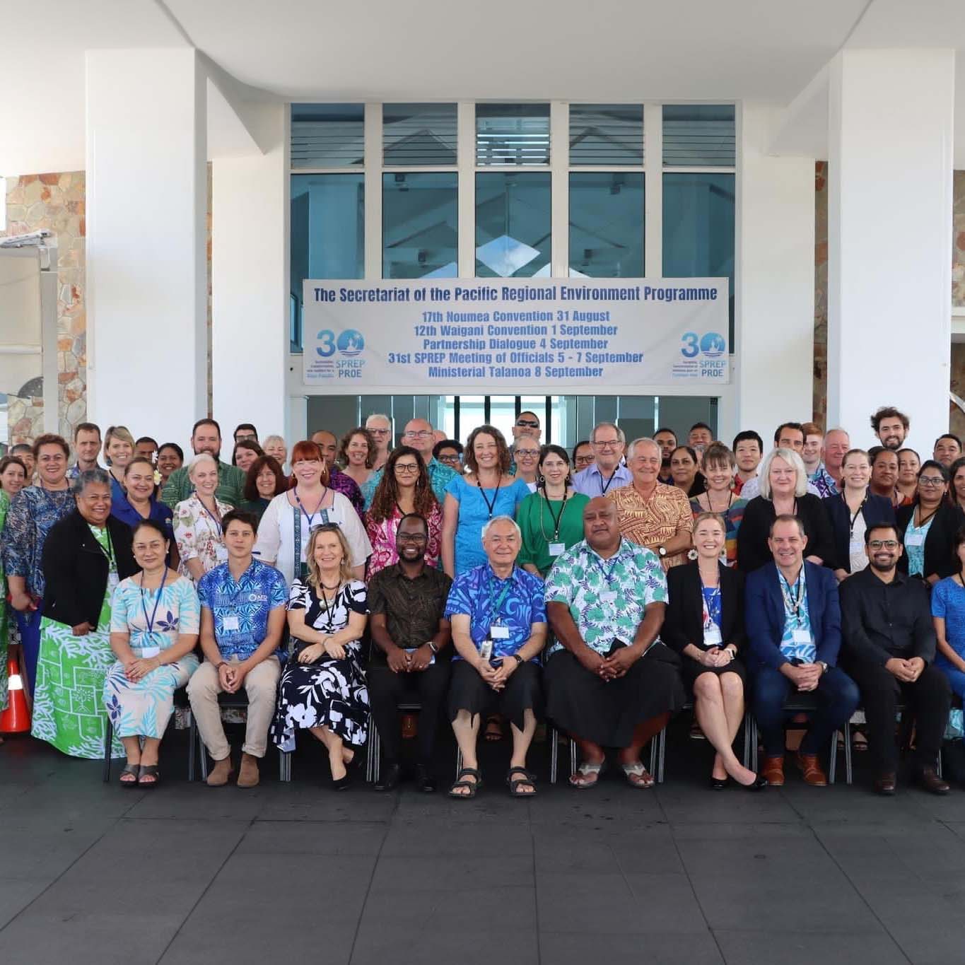 Attendees of the Pacific Regional Environment Programme