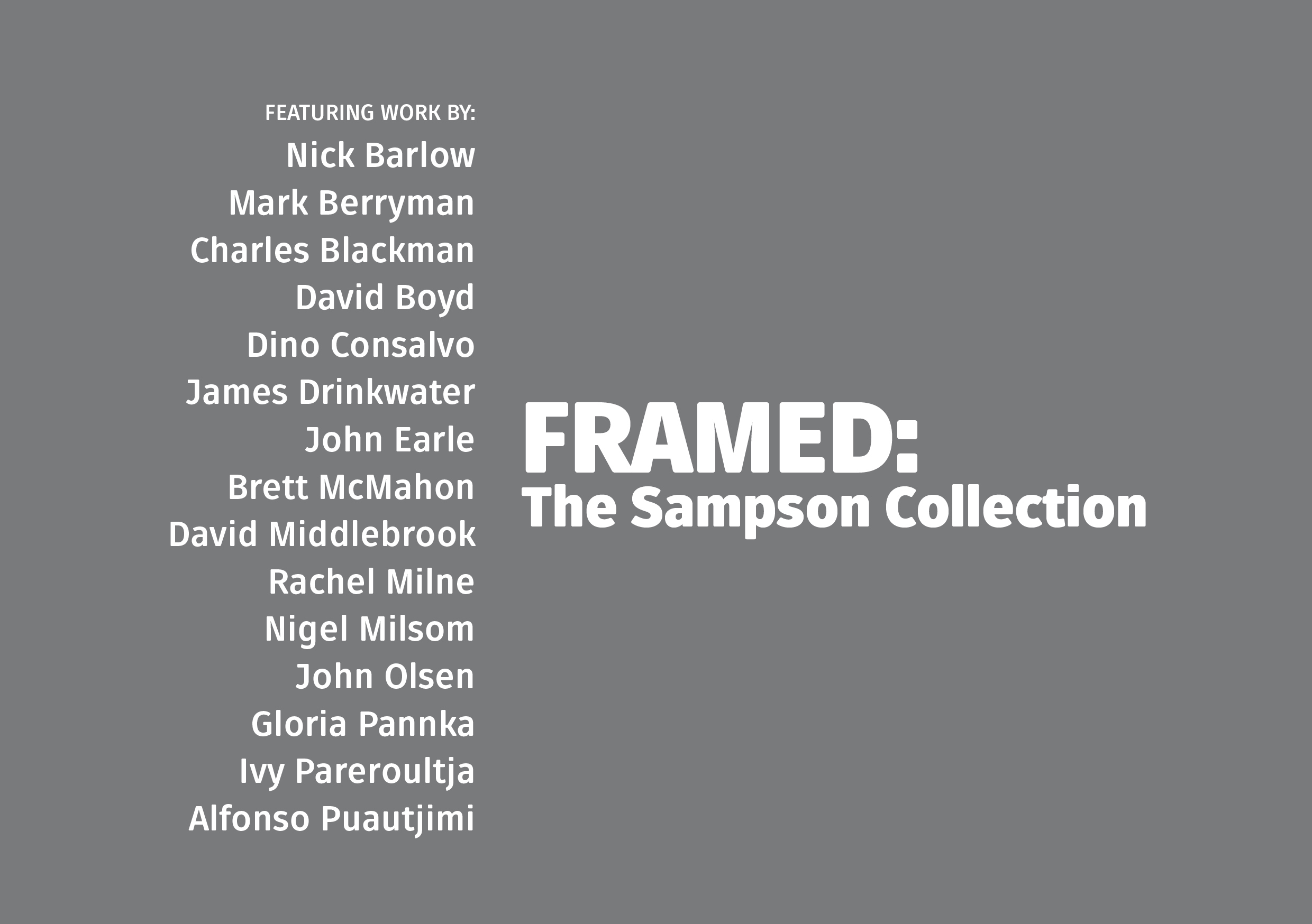 FRAMED: The Sampson Collection