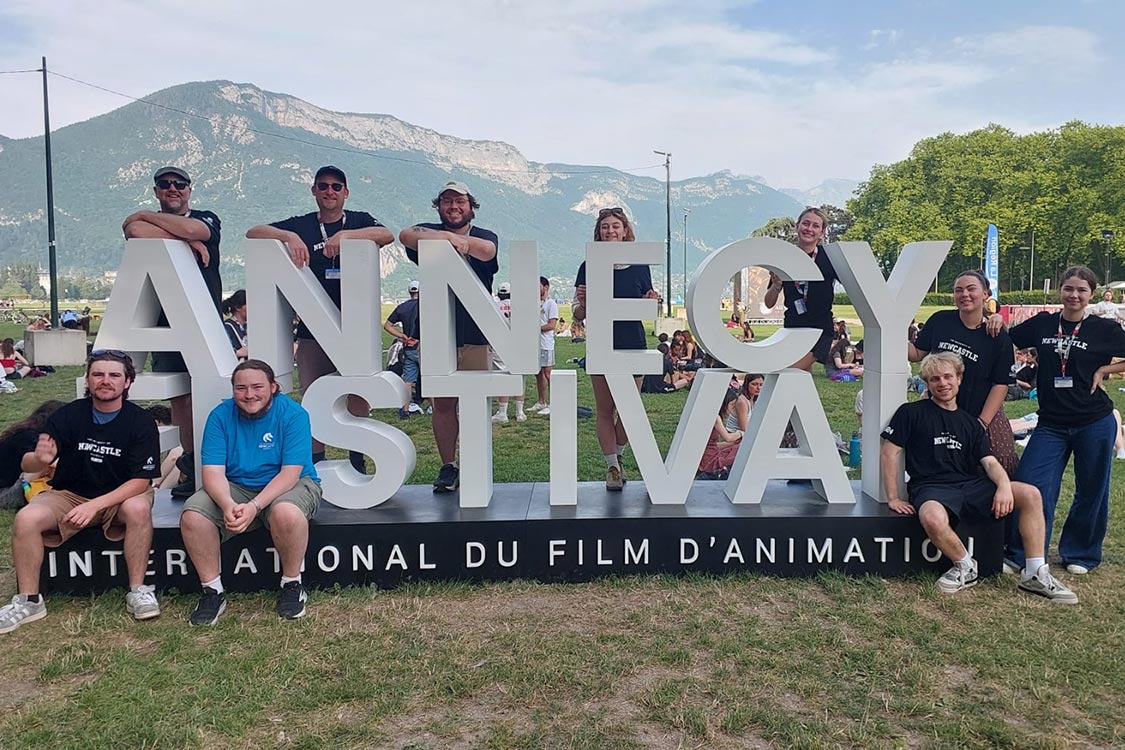 Students at 2025 Annecy International Animation Festival