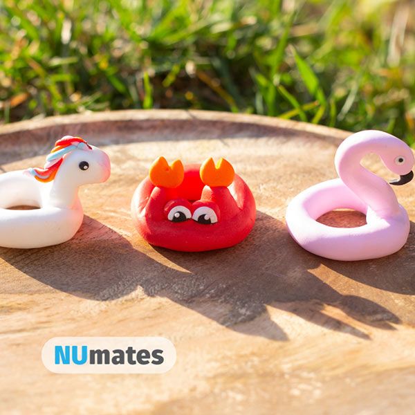 Image of small cute creatures made from polymer clay