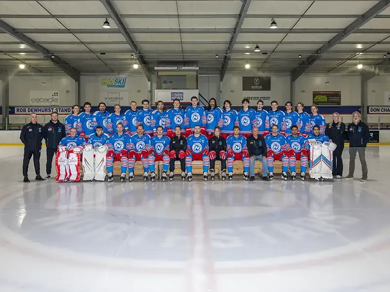 The Newcastle Northstars team pose for a group photo.