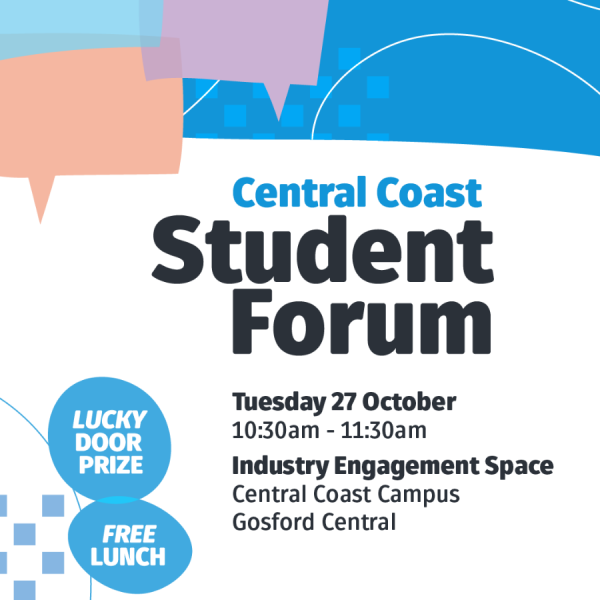 text image Central Coast Student Forum