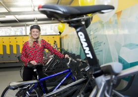 Bike hub widget. Bike hubs encourage pedal power