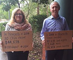 . CEOs sleepout to make a difference