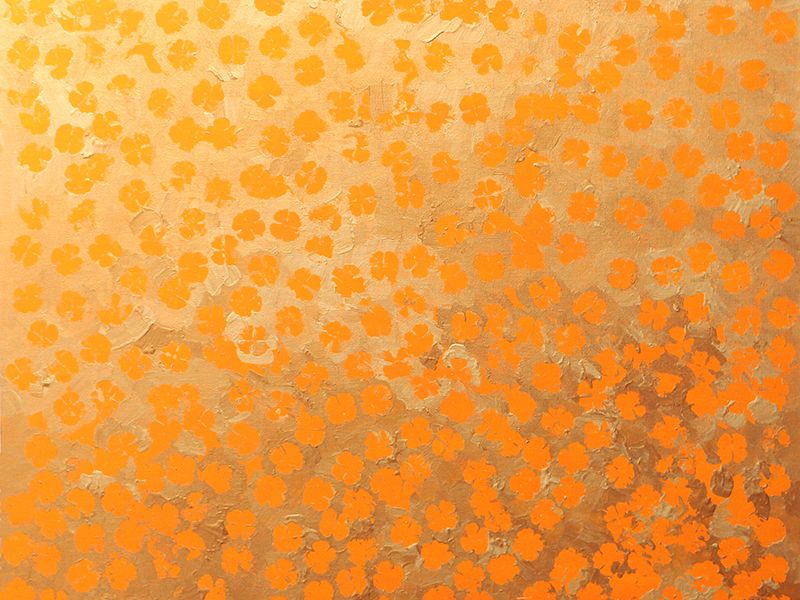 Painting 'Golden Orange' by Paul Munro
