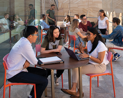 NBS students at NUspace