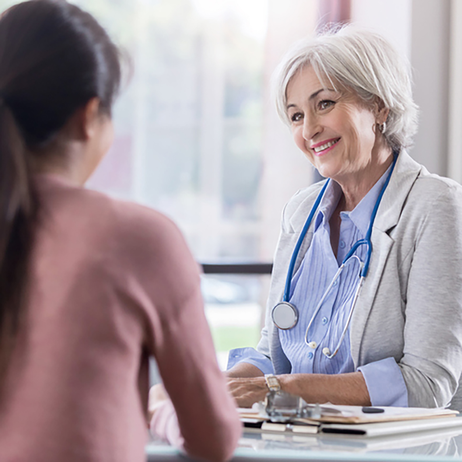 woman consulting a doctor