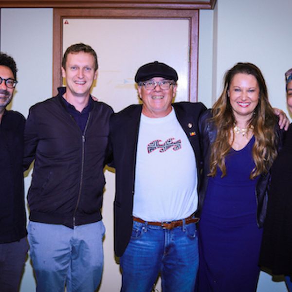 Distinguished guests, students and speakers attending the Purai event