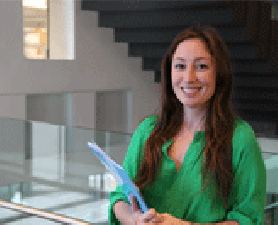 Award nominee Elizabeth Fradgley. Student Accolade