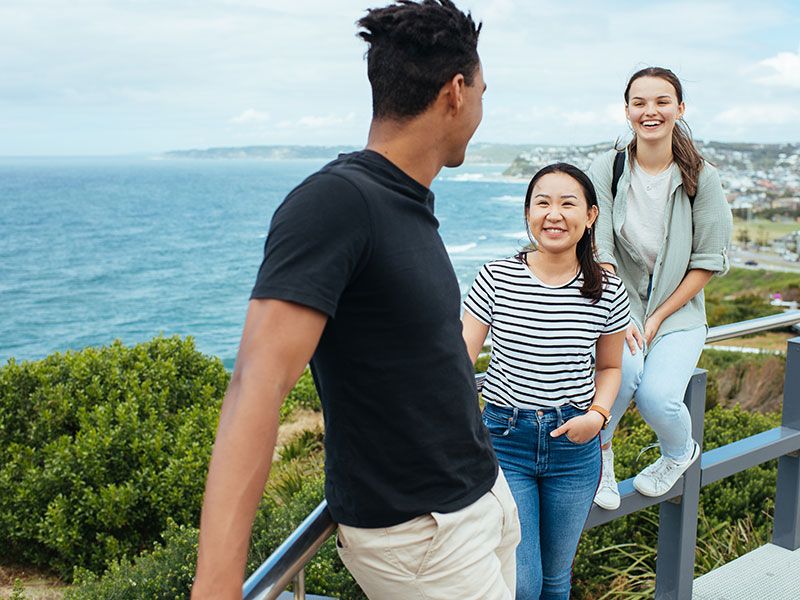Students on the ANZAC walk