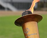 Special Olympics torch