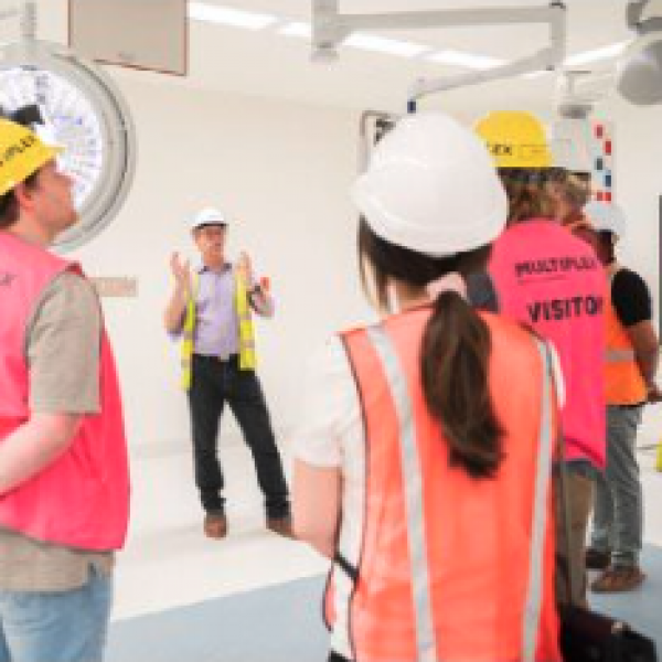 Construction students