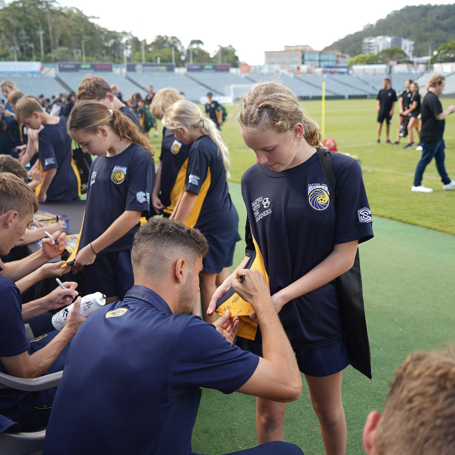 School students meeting Central Coast Mariners players ^empty:{ds__assetid^as_asset:asset_name}