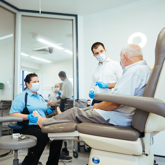 How Peter's heart was saved, by a Podiatry student