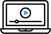 Computer with video playing