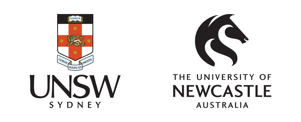 UNSW and UON logos