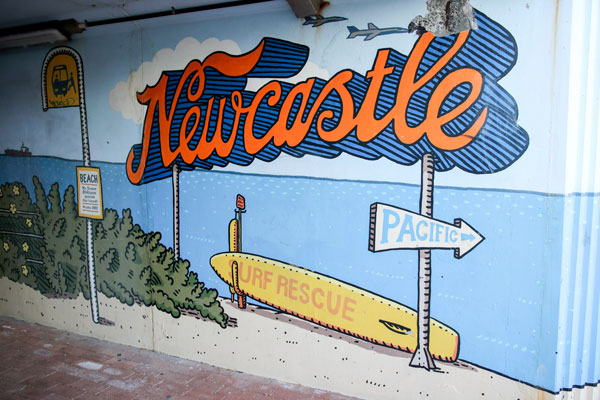 Newcastle City Sign