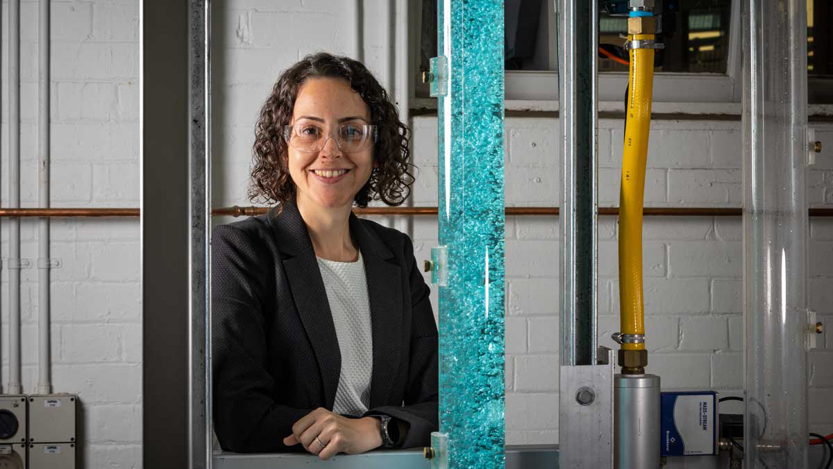 Dr Mahshid Firouzi in her working environment