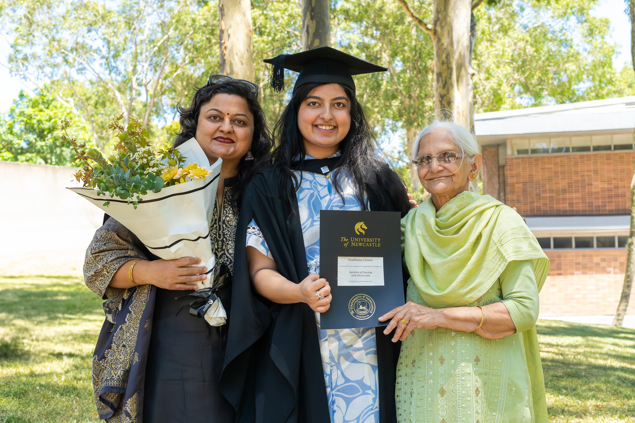 Aradhana Grover graduated Tuesday 17 December with a Bachelor of Nursing