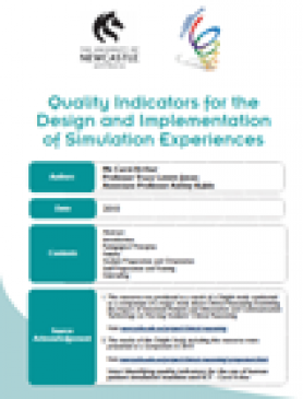 Quality Indicators for the Desig and Implementation of Simulation Experiences