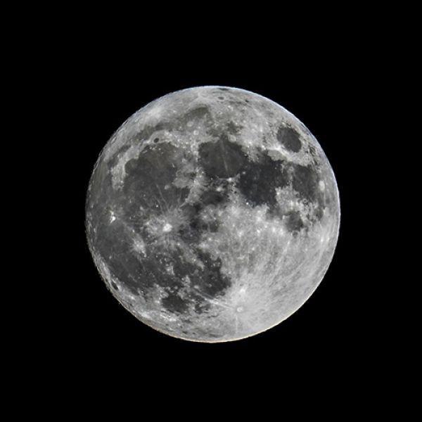 Moon black background