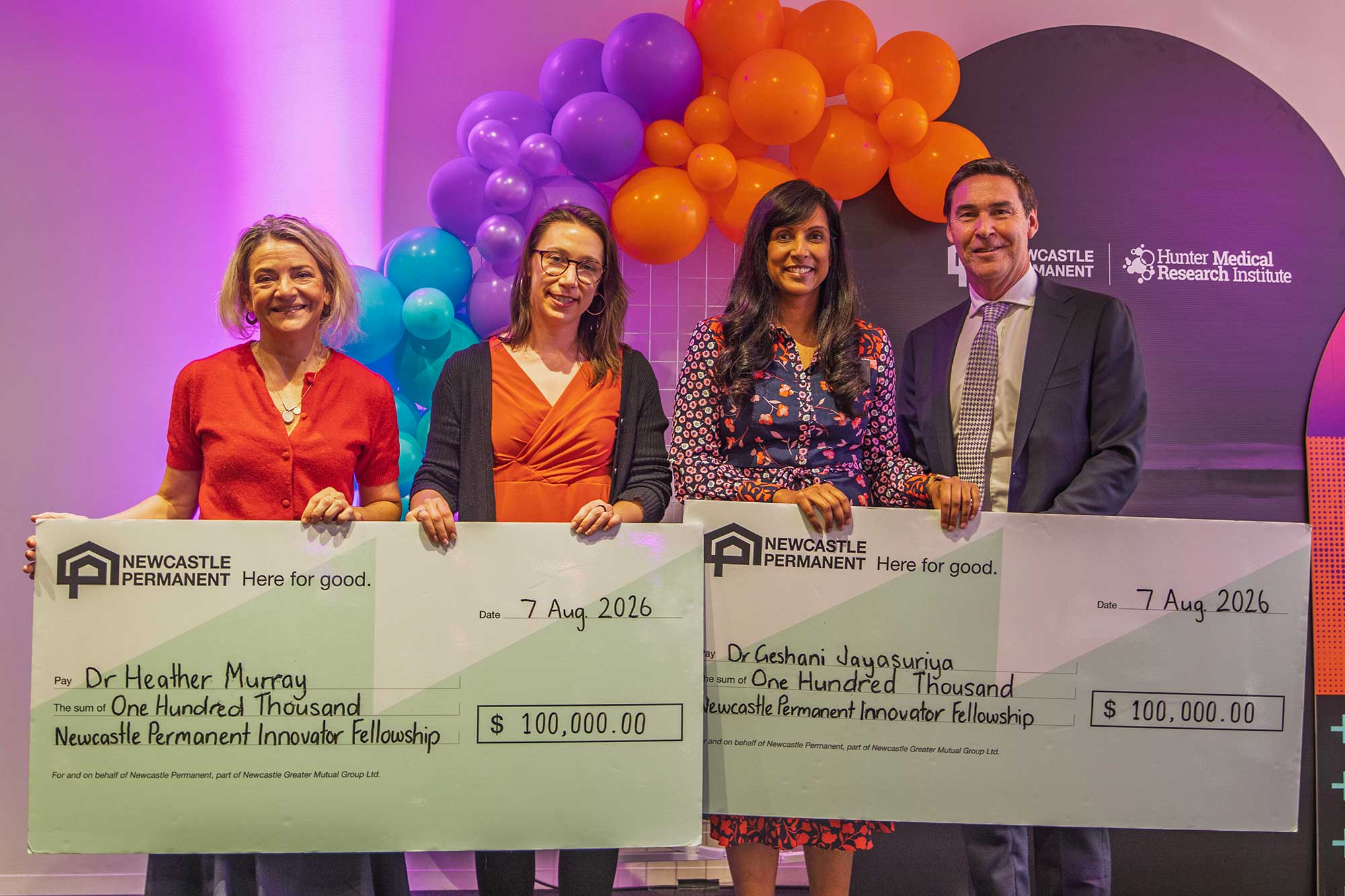 HMRI Newcastle Permanent Innovators Program winners