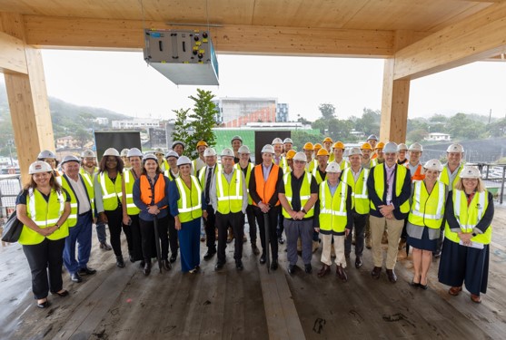 Structural completion of the UoN Central Coast Campus in Gosford