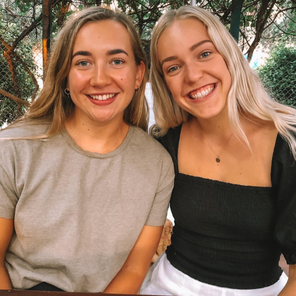 Lily and Abbey, Nutrition and Dietetics Students