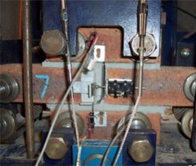 Masonry joint specimen subjected to biaxial bending