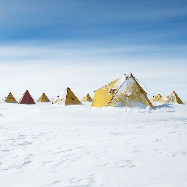 A drill camp in Antarctica (Australian Antarctic Division)