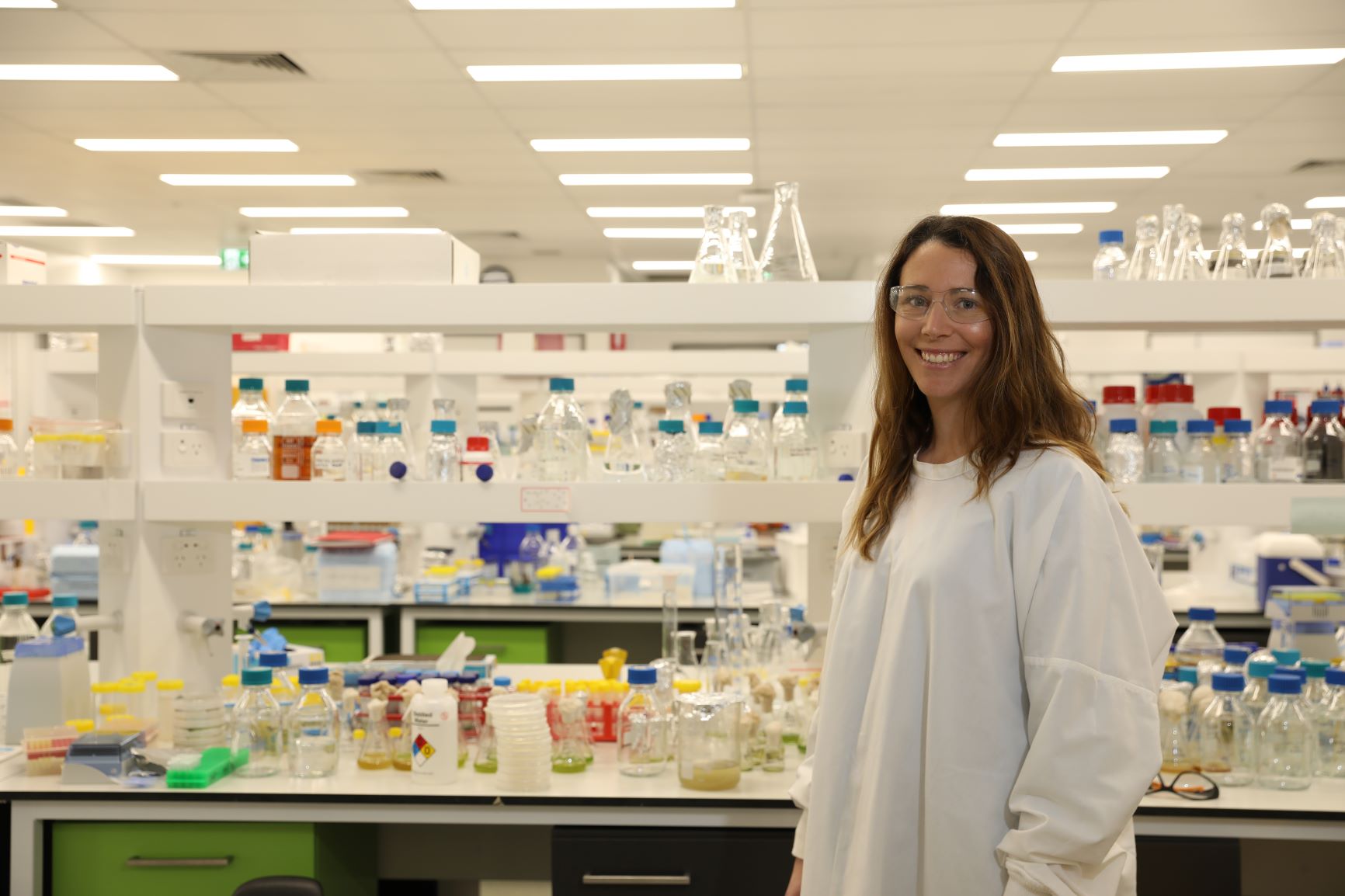 Professor Natalie standing in a lab