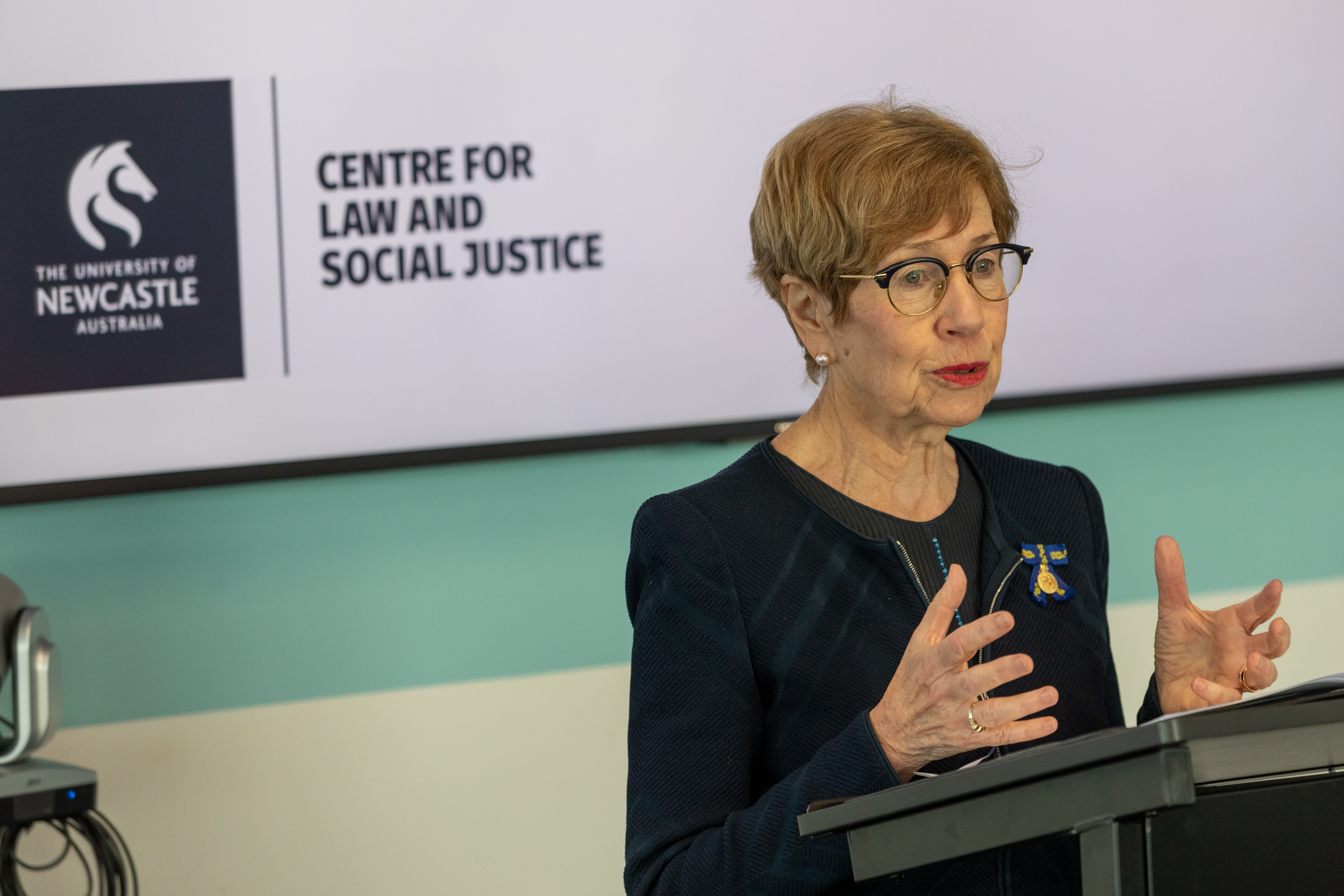 Image of Her Excellency Presenting