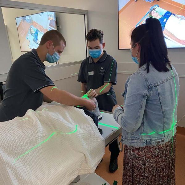 Radiation and oncology students