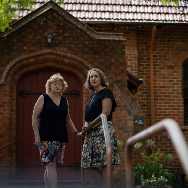 Dr Kathleen McPhillips and Dr Tracy McEwan from the University of Newcastle. Catholic women’s cries for change to be heard at the Vatican on IWD