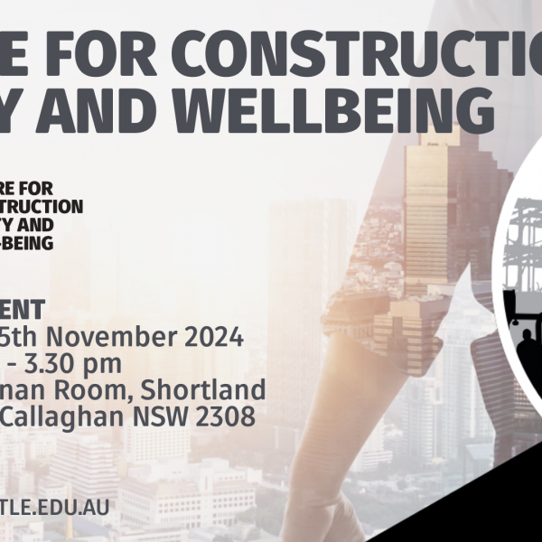 . Launching Event - Centre for Construction Safety and Wellbeing (CCSW) .