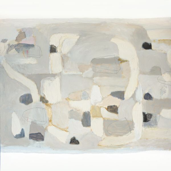An image of an abstract painting in pale colours - Friday 8 May 2026