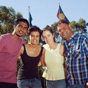 A group of Aboriginal and Torres Strait Islander students