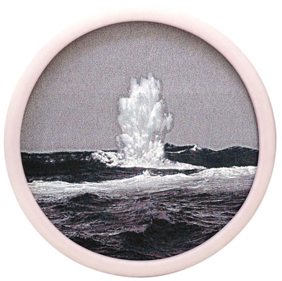 After the war' (2015) From the series: Some Rocky Socket Photo-tapestry, resin, LED lighting 60 x 60cm  Edition of 2 $2500 (includes gst). After the war' (2015) From the series: Some Rocky Socket Photo-tapestry, resin, LED lighting 60 x 60cm  Edition of 2 $2500 (includes gst).