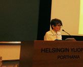 Professor Lisa Adkins giving keynote address at prestigious international conference