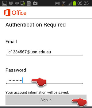 Office authentication