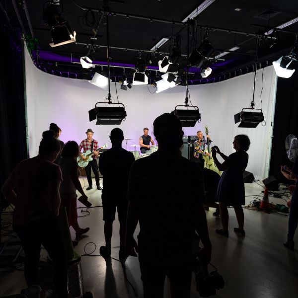 The Living End filming with students from Creative Industries. It’s awards season all over again…..