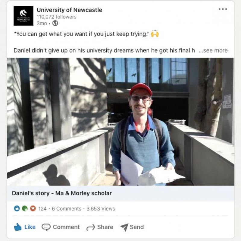 Ma Morley social media post