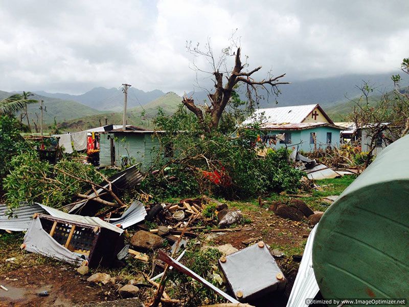 Cyclone Winston damage in Fiji. (c) Ramakrishna Math and Ramakrishna Mission Belur Math, Public domain, via Wikimedia Commons