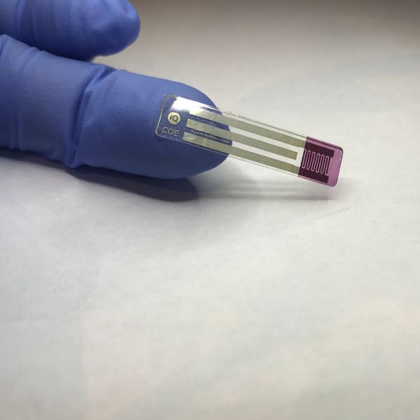 biosensor shown on a finger