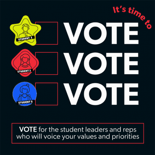 It's time to vote for the student leaders who will voice your values. Voting for your 2022 UNSA Student Representative Council is closing soon
