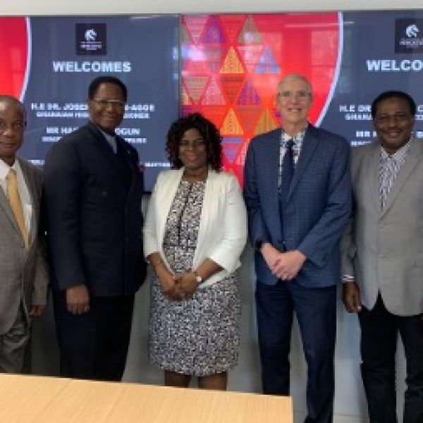 Figure 1. Ghana High Commissioner’s visit to OUN/CARE-P. Engaging and strengthening relationships .