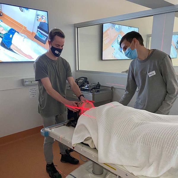 Radiation and oncology students