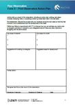Form D Post Observation Action Plan PDF
