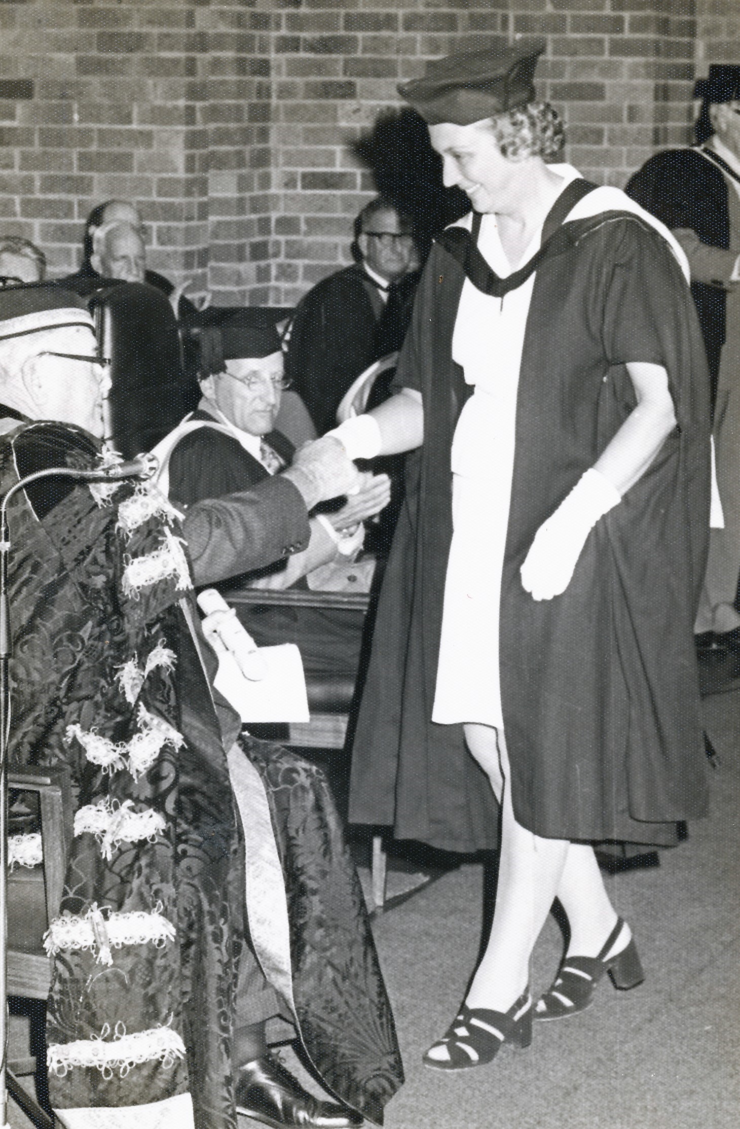 Mrs Gaynor Reeves OAM Graduation 1976